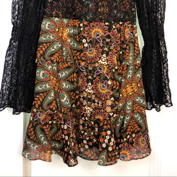 BCBGeneration Floral Ruched Mini Dress - Picture 10 of 13